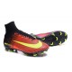Chaussures a Crampons Nouvel 2016 Nike Mercurial Superfly V FG Orange Jaune Rose