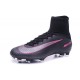 Chaussures a Crampons Nouvel 2016 Nike Mercurial Superfly V FG Noir Rose