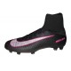 Chaussures a Crampons Nouvel 2016 Nike Mercurial Superfly V FG Noir Rose