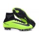 Chaussures a Crampons Nouvel 2016 Nike Mercurial Superfly V FG Vert Noir