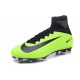 Chaussures a Crampons Nouvel 2016 Nike Mercurial Superfly V FG Vert Noir