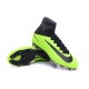 Chaussures a Crampons Nouvel 2016 Nike Mercurial Superfly V FG Vert Noir