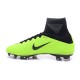 Chaussures a Crampons Nouvel 2016 Nike Mercurial Superfly V FG Vert Noir