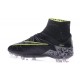 Nike HyperVenom Phantom II FG Neymar Nouveaux 2016 Chaussure Noir Argent