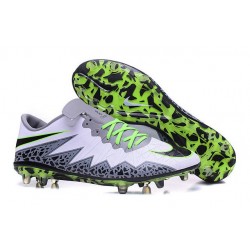 Nike Hypervenom Phinish FG Chaussures Football Blanc Noir Vert