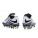 Nike Hypervenom Phinish FG Chaussures Football Blanc Noir Vert