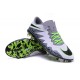 Nike Hypervenom Phinish FG Chaussures Football Blanc Noir Vert