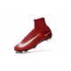 Chaussures a Crampons Nouvel 2016 Nike Mercurial Superfly V FG Rouge Blanc