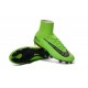 Chaussures a Crampons Nouvel 2016 Nike Mercurial Superfly V FG Vert Noire