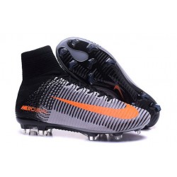 Chaussures a Crampons Nouvel 2016 Nike Mercurial Superfly V FG Noir Orange