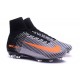 Chaussures a Crampons Nouvel 2016 Nike Mercurial Superfly V FG Noir Orange