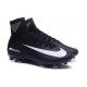 Nouveaux 2016 Chaussure Nike Mercurial Superfly V FG ACC Noir Blanc