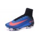 Nouveaux 2016 Chaussure Nike Mercurial Superfly V FG ACC Bleu Orange