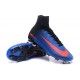 Nouveaux 2016 Chaussure Nike Mercurial Superfly V FG ACC Bleu Orange