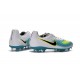 Crampons Football Nouvel Nike Magista Opus 2 FG ACC Blanc Bleu Noir