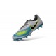 Crampons Football Nouvel Nike Magista Opus 2 FG ACC Blanc Bleu Noir