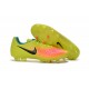 Crampons Football Nouvel Nike Magista Opus 2 FG ACC Jaune Rose Noir