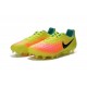 Crampons Football Nouvel Nike Magista Opus 2 FG ACC Jaune Rose Noir