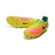 Crampons Football Nouvel Nike Magista Opus 2 FG ACC Jaune Rose Noir