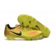 Crampons Football Nouvel Nike Magista Opus 2 FG ACC Or Jaune Noir