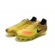 Crampons Football Nouvel Nike Magista Opus 2 FG ACC Or Jaune Noir