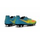 Crampons Football Nouvel Nike Magista Opus 2 FG ACC Bleu Jaune Orange