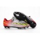 Nike Chaussures de Foot Mercurial Vapor XI FG Argent Rouge Jaune