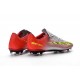 Nike Chaussures de Foot Mercurial Vapor XI FG Argent Rouge Jaune