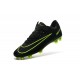 Nike Chaussures de Foot Mercurial Vapor XI FG Noir Vert