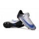 Nike Chaussures de Foot Mercurial Vapor XI FG Blanc Bleu Noir