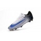 Nike Chaussures de Foot Mercurial Vapor XI FG Blanc Bleu Noir