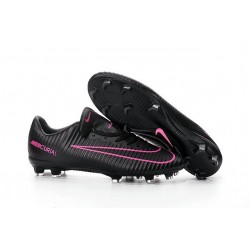 Crampon de Football Nouveau 2016 Nike Mercurial Vapor 11 FG Noir Rose