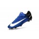 Crampon de Football Nouveau 2016 Nike Mercurial Vapor 11 FG Bleu Blanc Noir