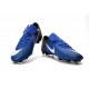 Crampon de Football Nouveau 2016 Nike Mercurial Vapor 11 FG Bleu Blanc Noir