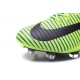 Nouveaux 2016 Chaussure Nike Mercurial Superfly V FG ACC Vert Bleu Noir