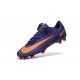 Crampon de Football Nouveau 2016 Nike Mercurial Vapor 11 FG Pourpre Orange