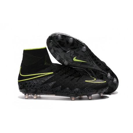 Crampon de Foot Nouvelles Nike HyperVenom Phantom II FG Noir Vert