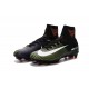 Nouveaux 2016 Chaussure Nike Mercurial Superfly V FG ACC Noir Blanc Bleu