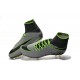 Crampon de Foot Nouvelles Nike HyperVenom Phantom II FG Platine Noir Vert