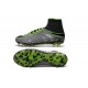 Crampon de Foot Nouvelles Nike HyperVenom Phantom II FG Platine Noir Vert