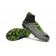 Crampon de Foot Nouvelles Nike HyperVenom Phantom II FG Platine Noir Vert