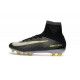 Nike Crampons Football Nouvelles Mercurial Superfly 5 FG Noir Blanc Jaune