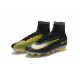 Nike Crampons Football Nouvelles Mercurial Superfly 5 FG Noir Blanc Jaune