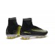 Nike Crampons Football Nouvelles Mercurial Superfly 5 FG Noir Blanc Jaune