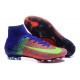 Nike Crampons Football Nouvelles Mercurial Superfly 5 FG Bleu Rouge Vert