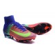 Nike Crampons Football Nouvelles Mercurial Superfly 5 FG Bleu Rouge Vert