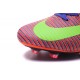 Nike Crampons Football Nouvelles Mercurial Superfly 5 FG Bleu Rouge Vert