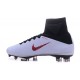 Nike Crampons Football Nouvelles Mercurial Superfly 5 FG Blanc Rouge Noir