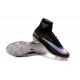 Nike Crampons Football Nouvelles Mercurial Superfly 5 FG Noir Argent