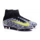 Nike Crampons Football Nouvelles Mercurial Superfly 5 FG Blanc Noir Jaune